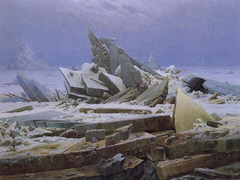 Caspar David Friedrich Arctic Shipwreck oil painting image